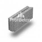 Стеновые блоки Камень перегородочный, пазогребневый, керамзитобетонный